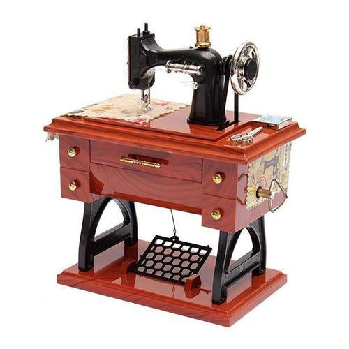 Mini Sewing Machine Music Box