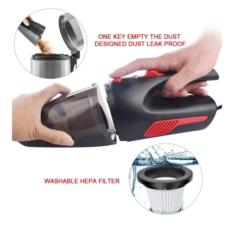 Vacuum Cleaner with Strong Suction, Wet/Dry Dual-use