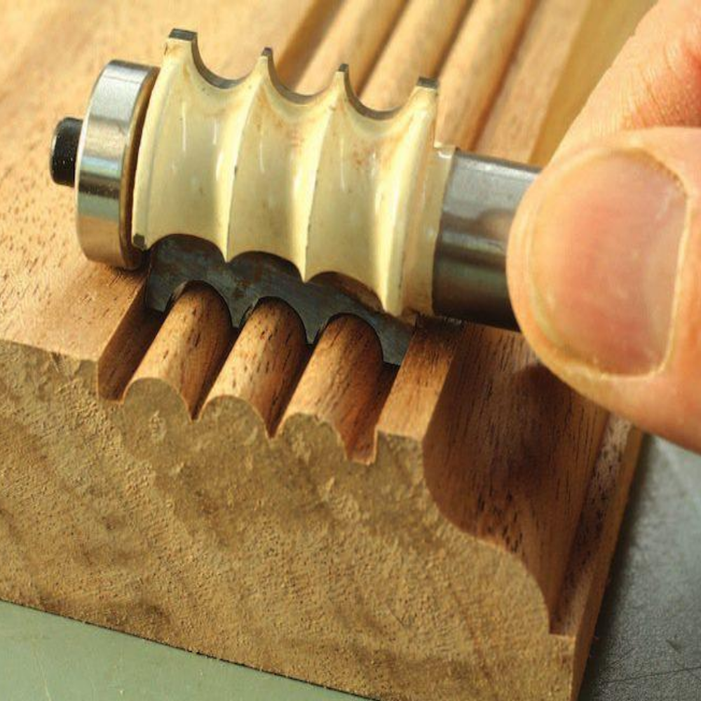 Triple Bead Column Router Bit