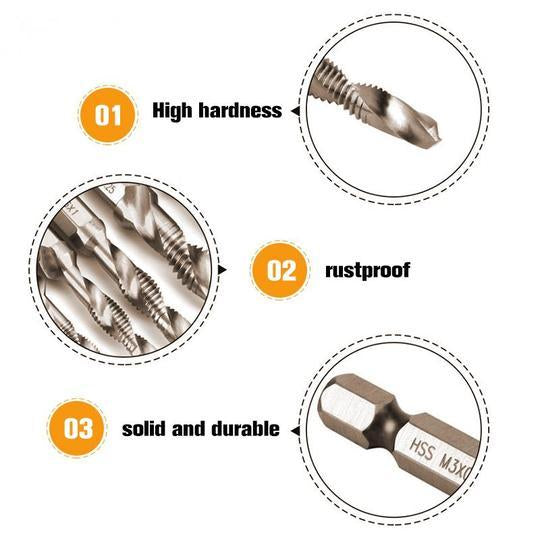 BUY 2 FREE SHIPPING - Composite Tap Drill Bit Set(Set of 6)