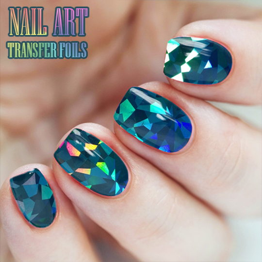 BUY 2 FREE SHIPPING - Nail Art Transfer Foils (Set of 12)