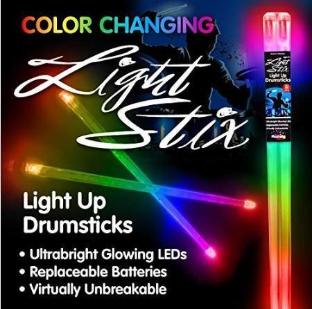 COLOUR CHANGING LED LIGHT UP DRUM STICKS😎