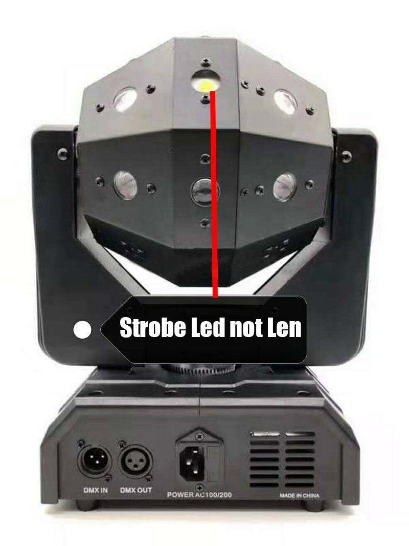 Unlimited Rotate Dj Laser Disco Led Strobe 3 IN 1 Moving Head Light