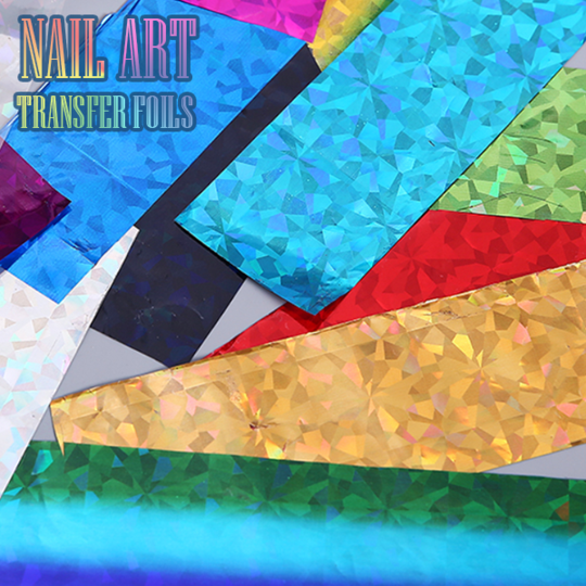 BUY 2 FREE SHIPPING - Nail Art Transfer Foils (Set of 12)