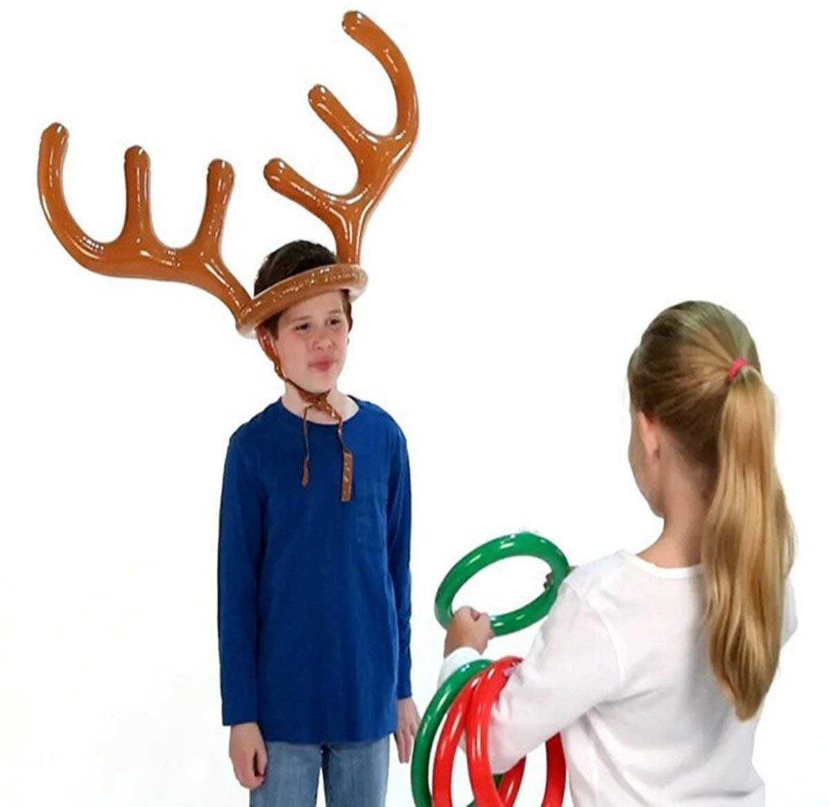 CHRISTMAS SALE - 50% OFF - Christmas Reindeer Antler Ring Toss Game