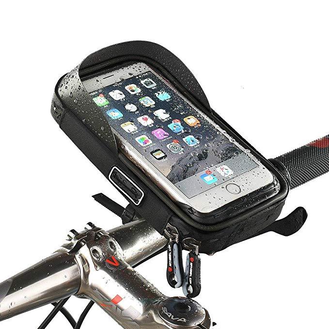 Waterproof Motorcycle or Bicycle Phone Mount Pouch