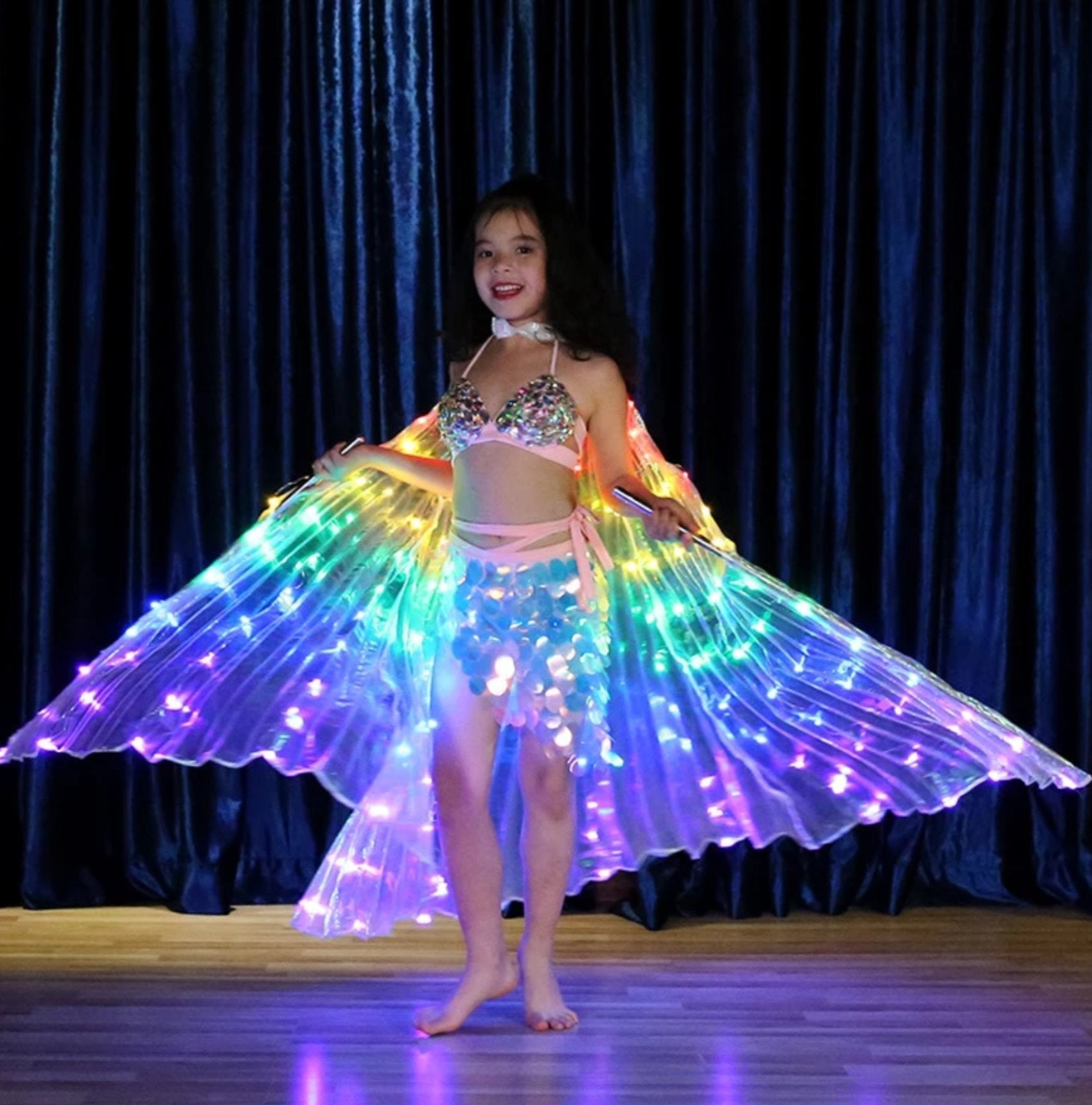 Rainbow Wings - LED Butterfly Costume