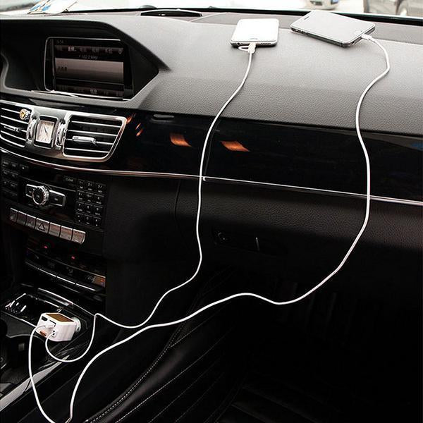 Two-In-One Retractable Car Charger