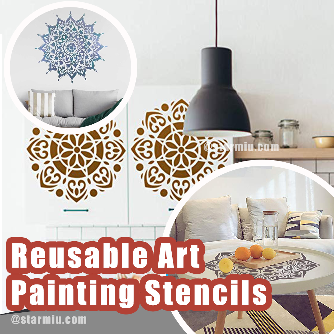 【BUY 2 FREE SHIPPING】Reusable Art Painting Stencils (Set of 4)