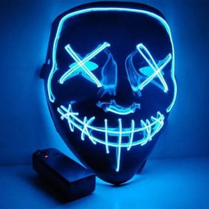 (Last Day Promotion 60% OFF) Halloween-Party & Rave Glow Purge Mask