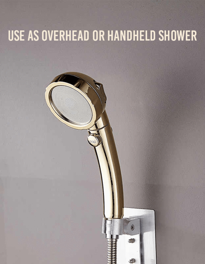 3-in-1 High Pressure Showerhead