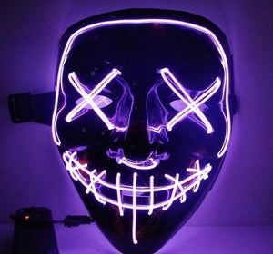 (Last Day Promotion 60% OFF) Halloween-Party & Rave Glow Purge Mask