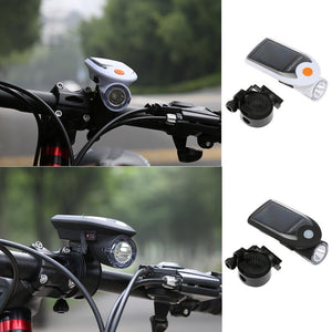 WEST BIKING Multifunction Bike Light Head & LED Flashlight With Bell