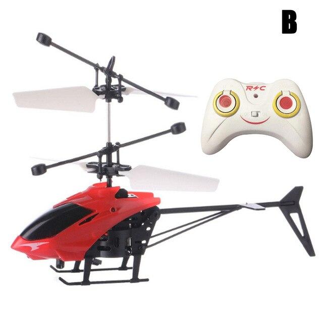 Flying Aircraft Sensor Helicopter Induction Glowing Toy for Children Kids