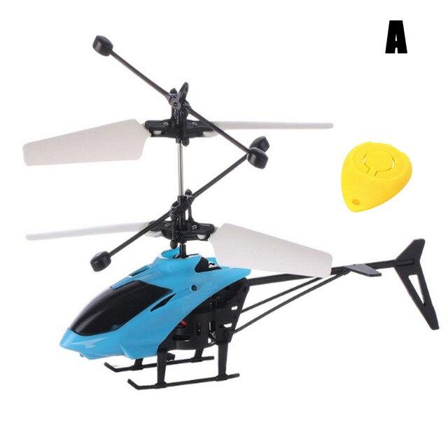 Flying Aircraft Sensor Helicopter Induction Glowing Toy for Children Kids