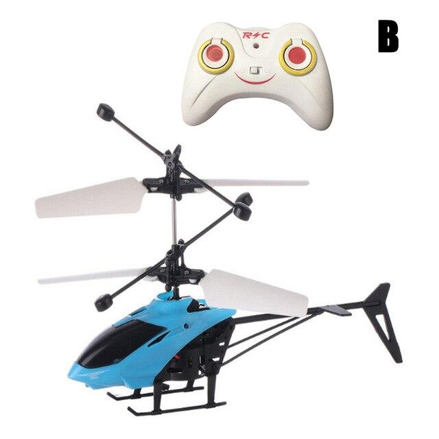 Flying Aircraft Sensor Helicopter Induction Glowing Toy for Children Kids