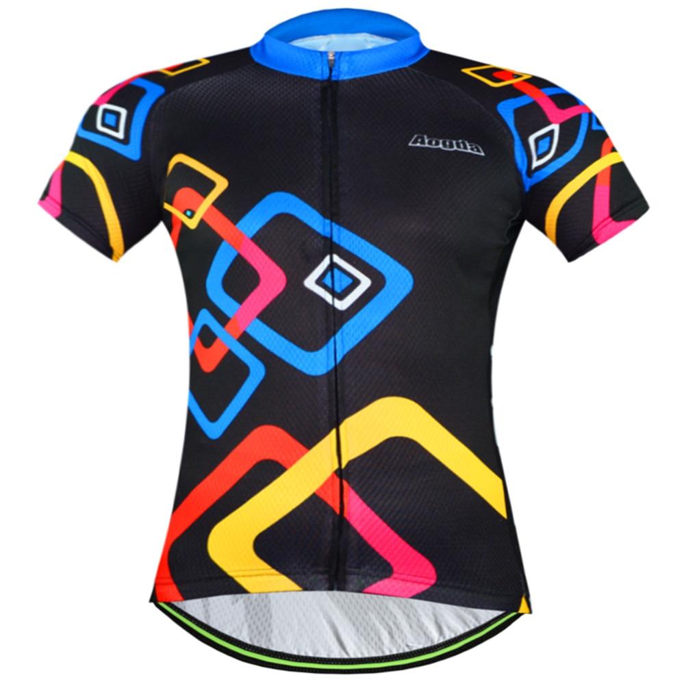 Short Sleeve Outdoor Cycling Jersey For Women