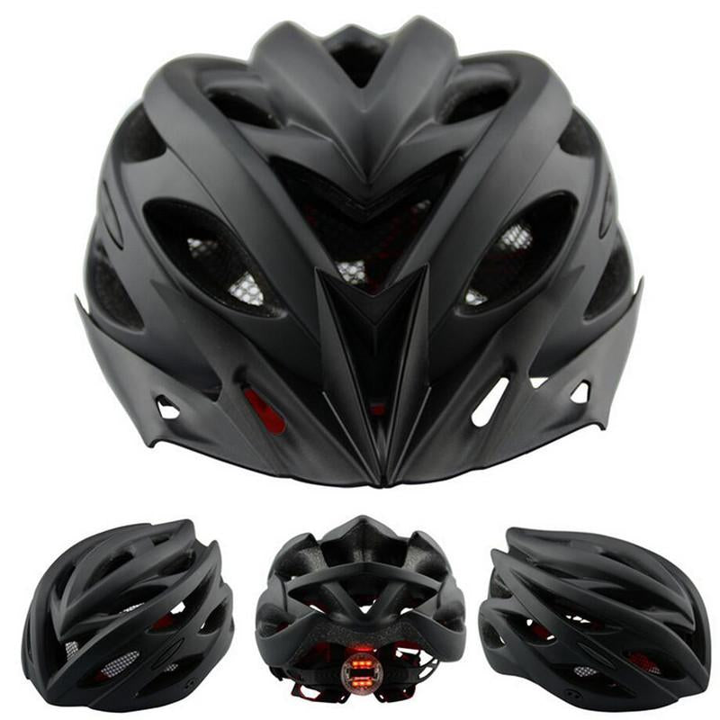 Matte Bicycle Helmet With Back Light