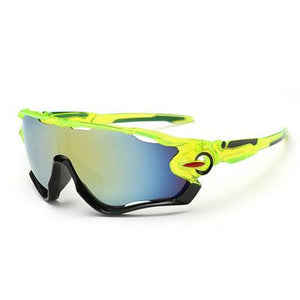 GURENSYE Big Frame Colourful Lens Cycling Sunglasses