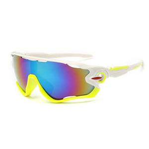 GURENSYE Big Frame Colourful Lens Cycling Sunglasses