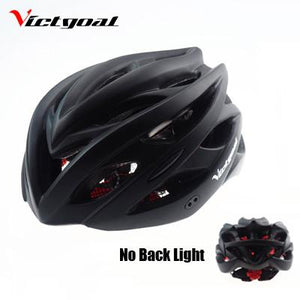 Matte Bicycle Helmet With Back Light