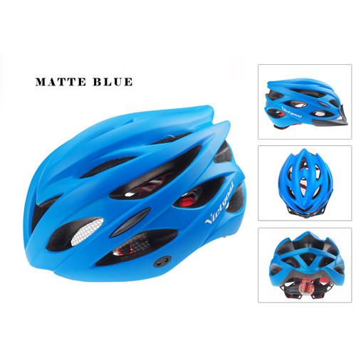 Matte Bicycle Helmet With Back Light