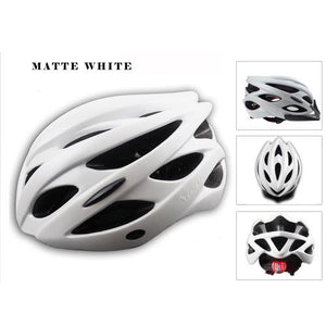 Matte Bicycle Helmet With Back Light