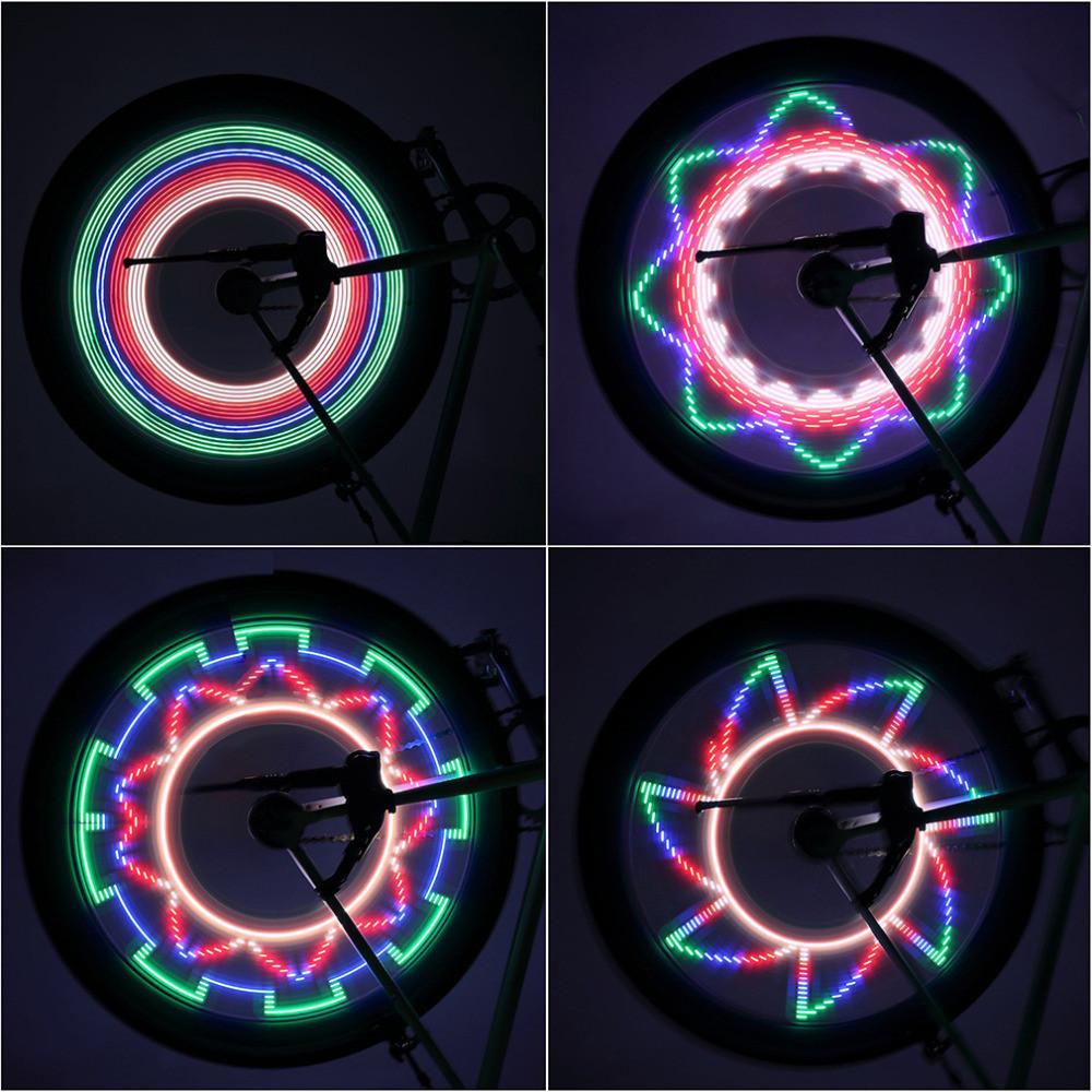 New Arrival Waterproof 32 LED Colorful Bicycle Wheel Spoke Light