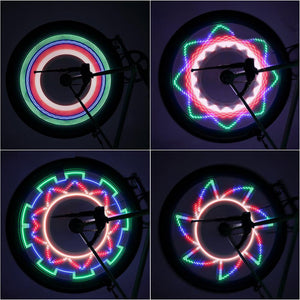 New Arrival Waterproof 32 LED Colorful Bicycle Wheel Spoke Light