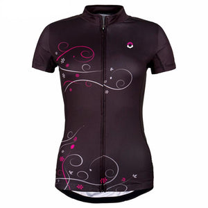 HIRBGOD Short Sleeve Cycling Jersey For Women