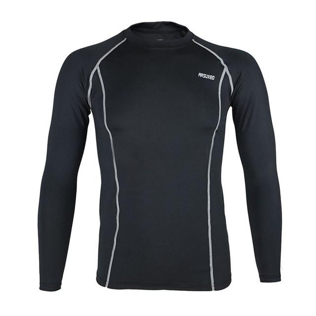 2017 ARSUXEO Long Sleeves Cycling Jersey For Men