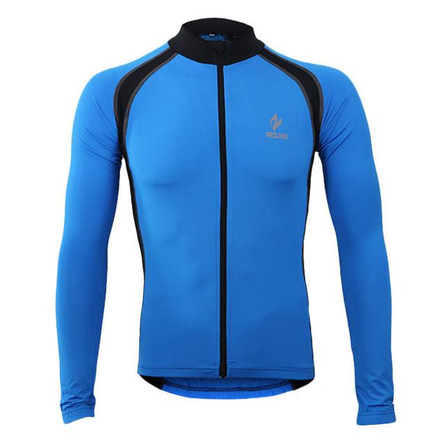 ARSUXEO Long Sleeves Outdoor Cycling Jersey For Men