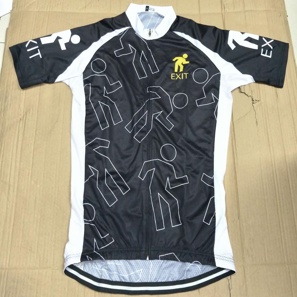 New Find The EXIT Short Sleeve Cycling Jersey For Men