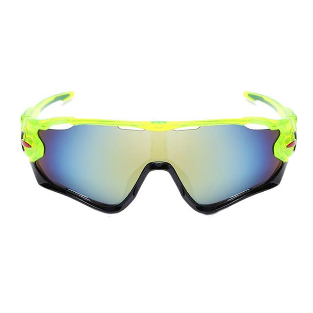 GURENSYE Big Frame Colourful Lens Cycling Sunglasses