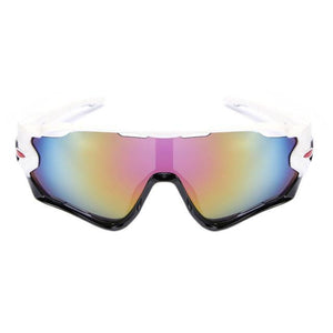 GURENSYE Big Frame Colourful Lens Cycling Sunglasses