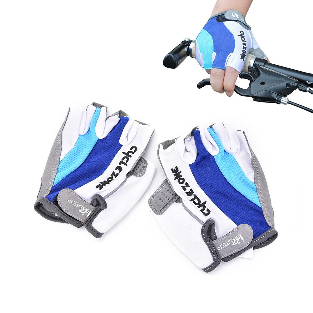 Cool Unisex Half Finger Anti Slip Bike Gloves With GEL Pads