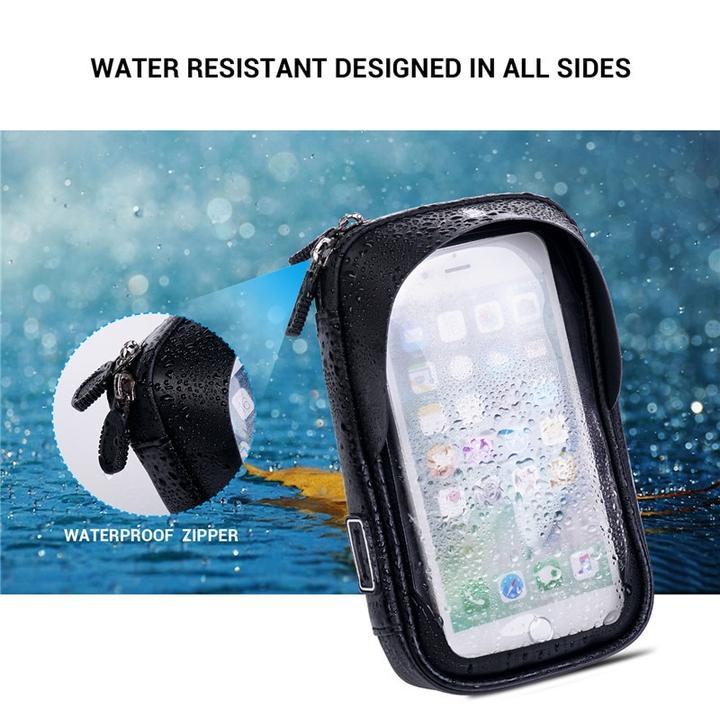 Waterproof Motorcycle or Bicycle Phone Mount Pouch