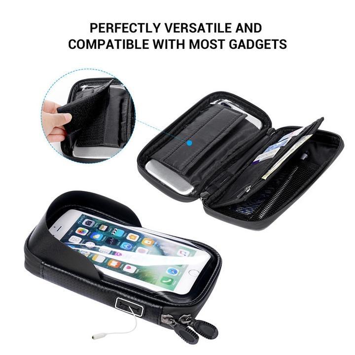 Waterproof Motorcycle or Bicycle Phone Mount Pouch