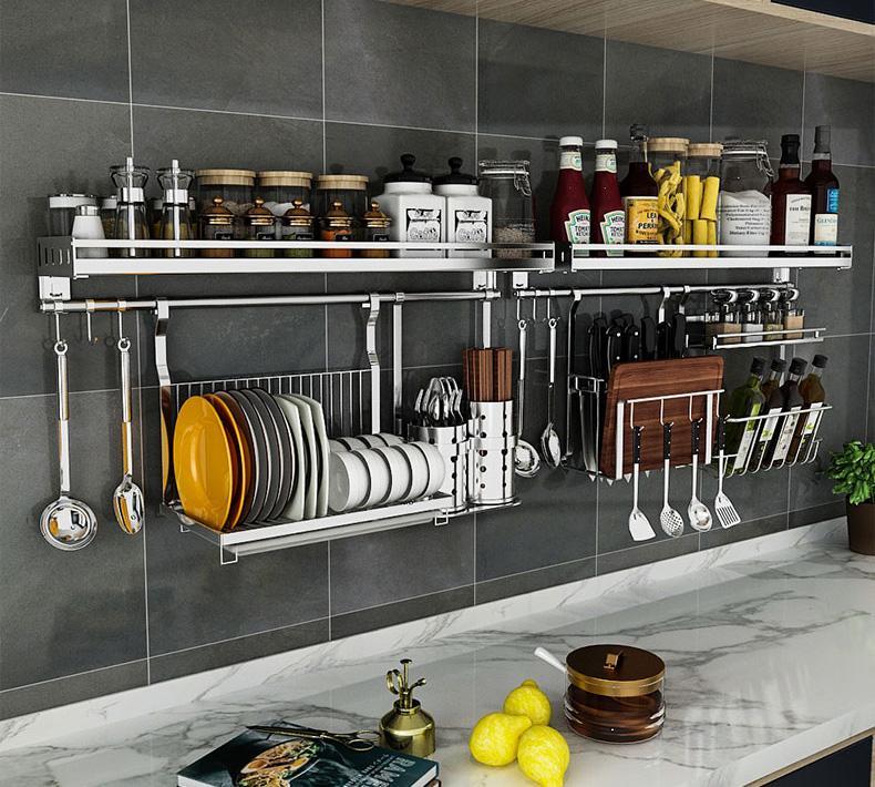 All in 1 Wall Mount Kitchen Rail System
