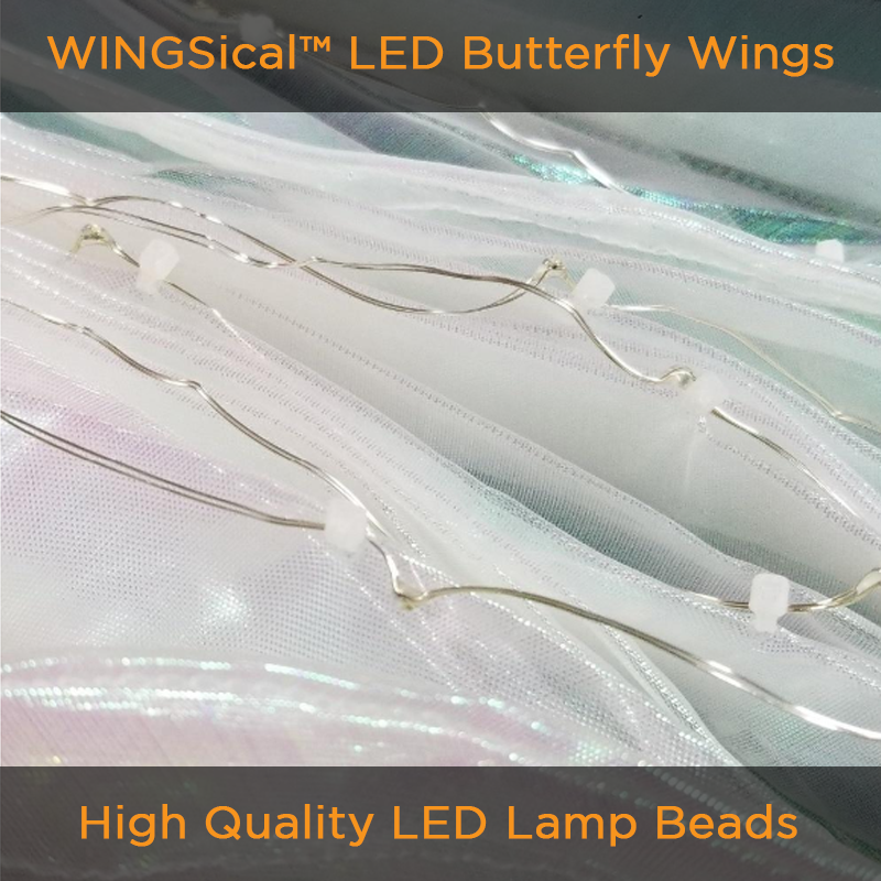 Rainbow Wings - LED Butterfly Costume